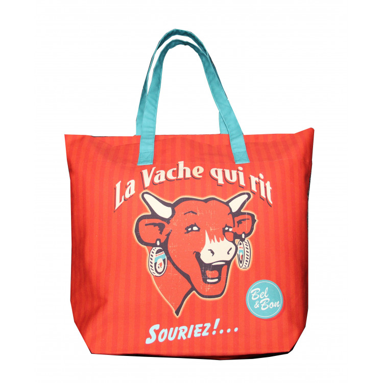 Shopping bag COUCKE x La vache qui rit® Rétro rouge