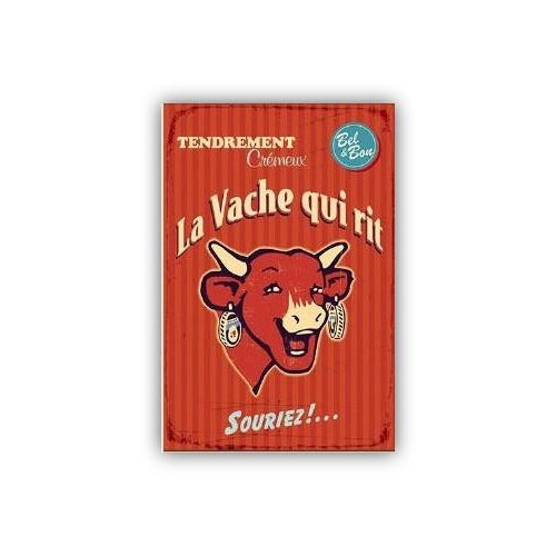 Carte postale La vache qui rit® Vintage rouge