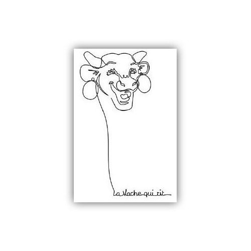 Carte postale  La vache qui rit® Linéaire