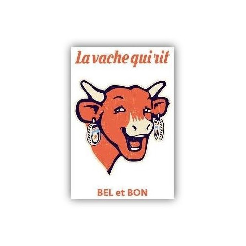 Carte postale  La vache qui rit® Logo vintage